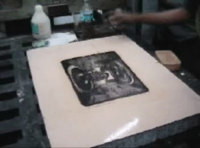 Demo Cetak Grafis Lithografi