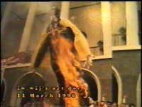 Happening Art Refuse Soeharto a New President by Burning Statua of Him