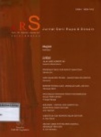 Ars Jurnal Seni Rupa & Desain N0:XIV/September-Desember 2011