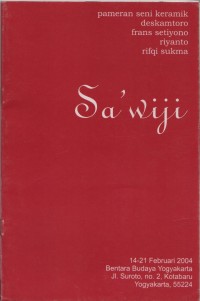 Sa'wiji: Pameran Seni Keramik